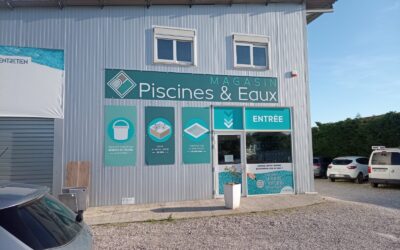 Une nouvelle enseigne pour Piscines & Eaux
