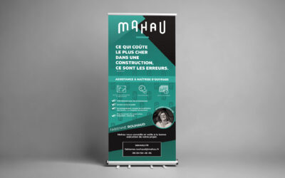 Création de roll-up pour Mahau