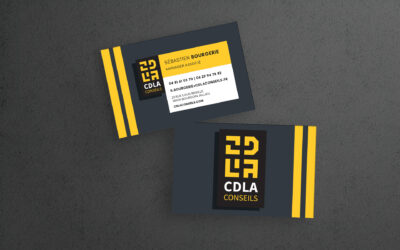 Cartes de visite pour CDLA Conseils