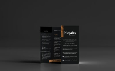 Création de plaquettes pour Majolia