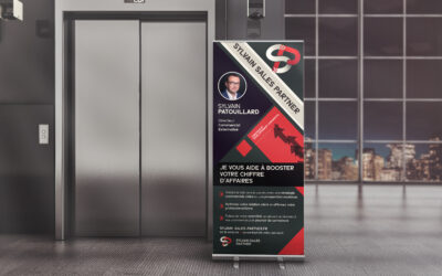 Création d&rsquo;un roll-up pour Sylvain Sales Partner