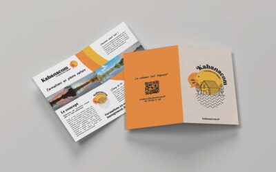 Création de plaquettes A4 pour Kabanacom