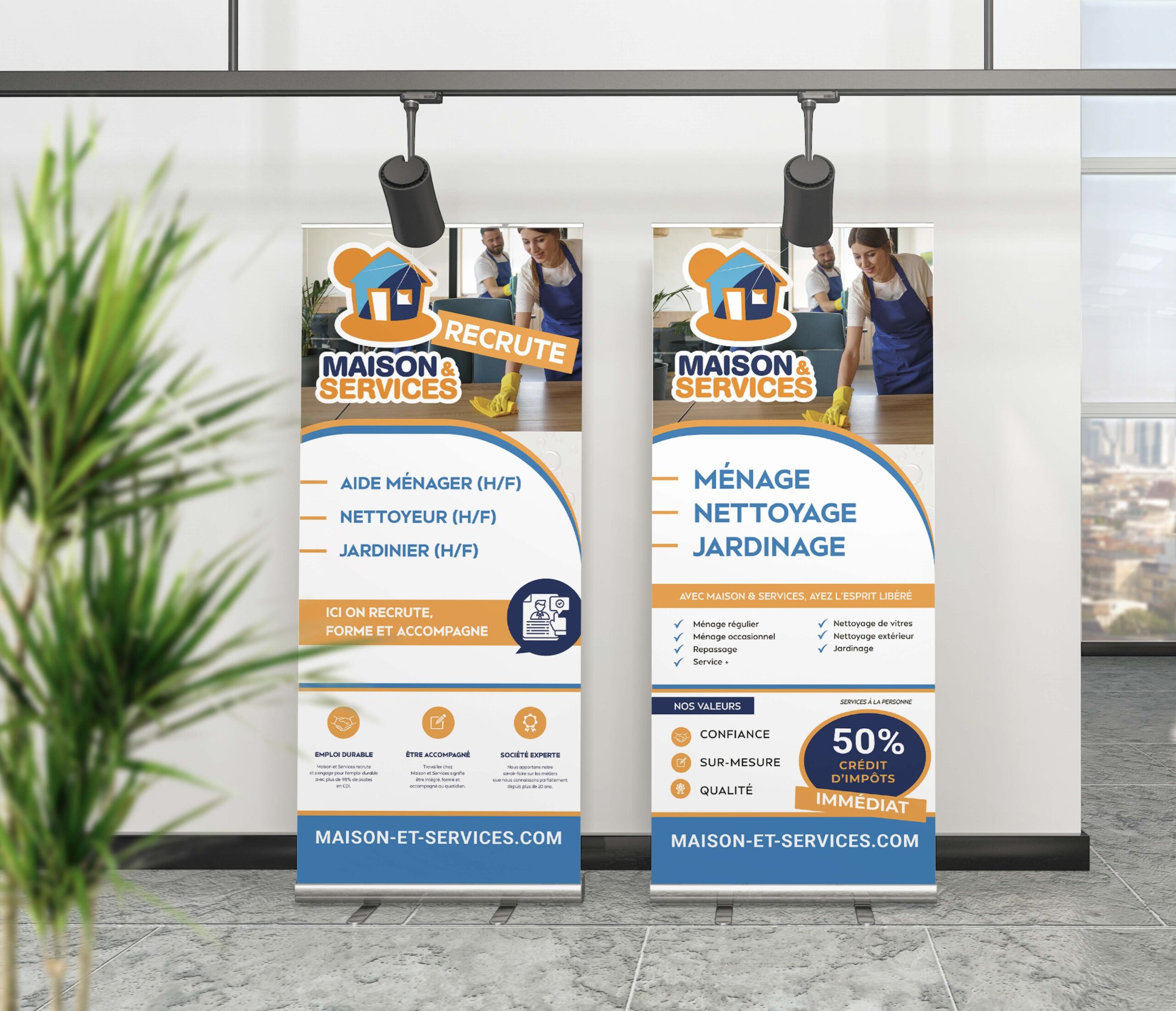 Roll-up Maison et Services : presentation de l'offre et recrutement