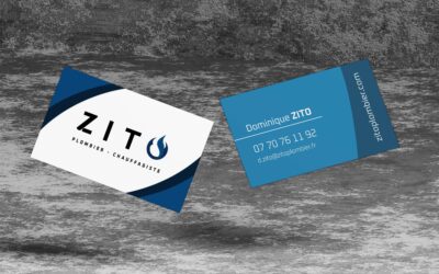 Cartes de visite pour Zito Plombier Chauffagiste