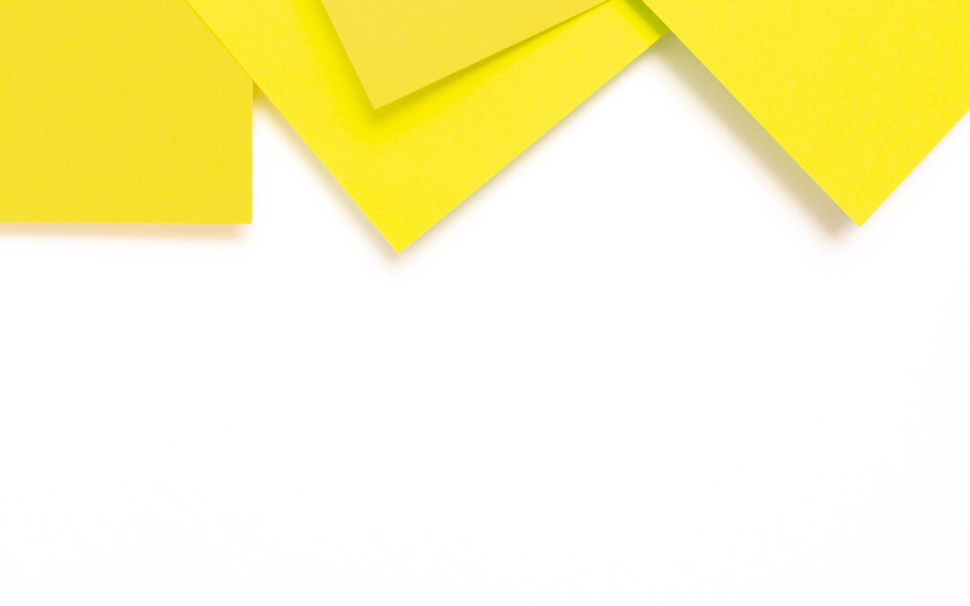 Papier jaune fluo