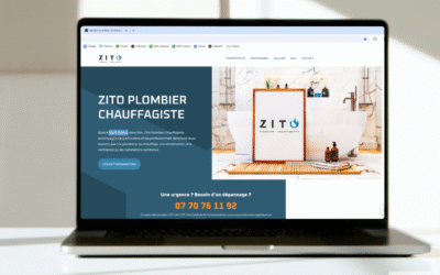Création d&rsquo;un site internet pour Zito Plombier Chauffagiste