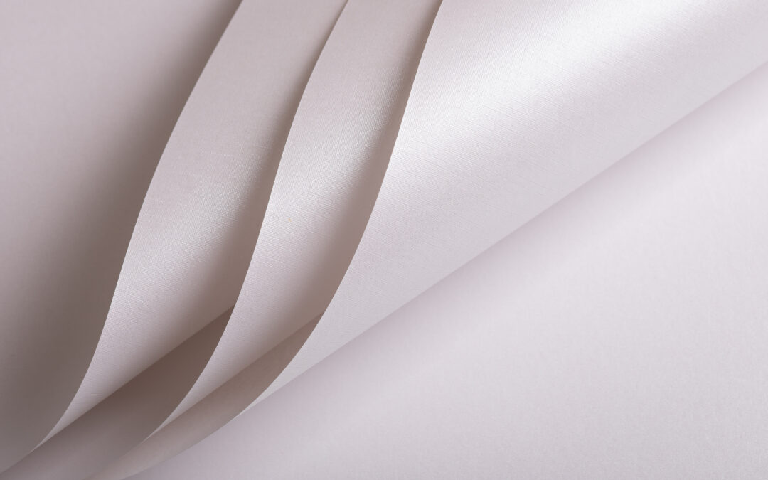 Papier satin blanc