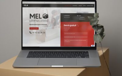 Création de site internet pour Mel Déménagement