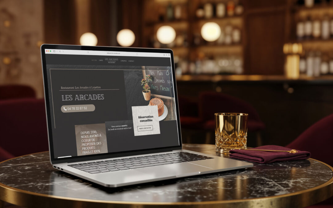 Site web pour Les Arcades