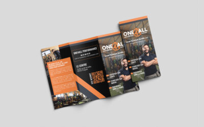 Dépliant commercial pour One4All Performance