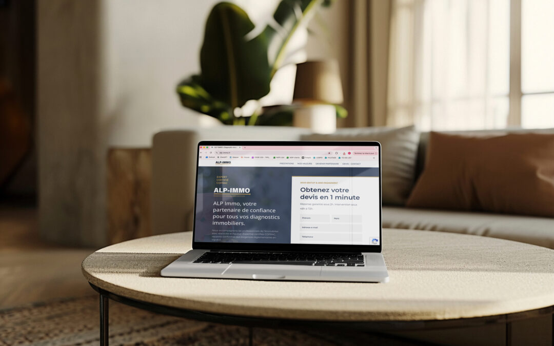 Site web pour ALP IMMO